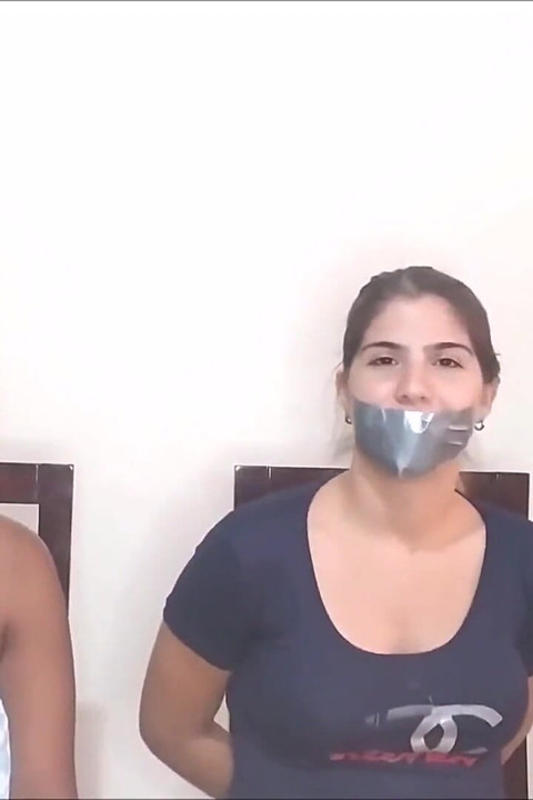 Real Life Roommate Gagged for the First Time!