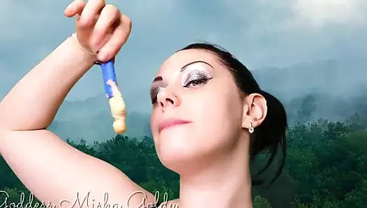 Powerful and Sexy Giantess Is Hungry, and Today Little Human Is My Slave! He Smells so Tasty! Did He Want to Be a Part