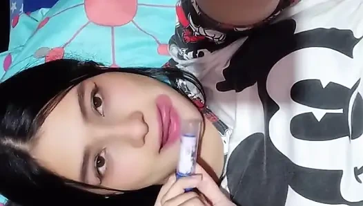 My Stepbrother Takes Me Camping and Cums Inside Me While I Ride His Big Cock