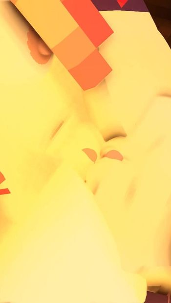 락 페이퍼 가위, 마인크래프트에서 즐거운 토게터를 즐기는 두 소녀 - 마인크래프트 포르노 애니메이션