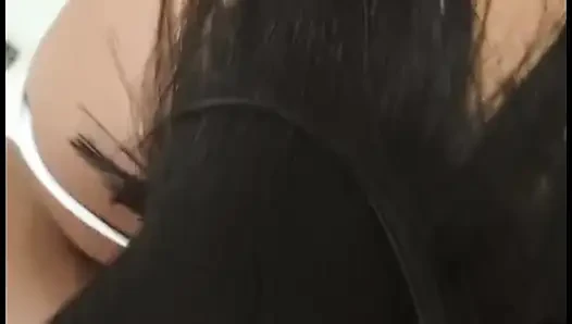 Cheating wife!! She has rough sex with the neighbor while her husband is at the grocery store