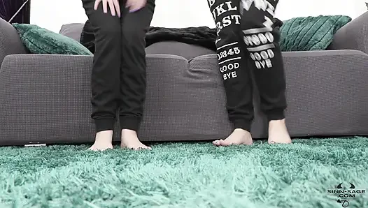Footsie Turns Into Fucking Featuring Sinn Sage, Charlotte Sartre