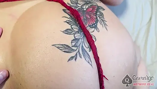 HUSBAND'S FRIEND FUCKED ME HOT AND CAME A LOT IN HER PUSSY AND KEPT PUTTING IT