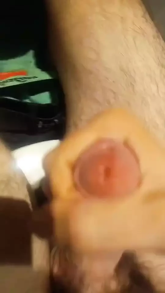 Boy jerks off on toilet