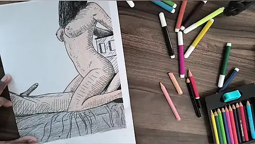 Pakistani Quet Girl And Boyfriend Injoying Outdoor Room For Work