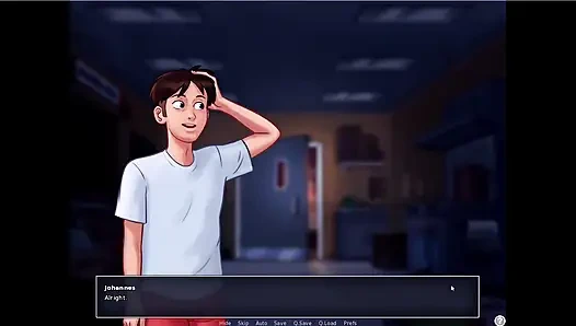 Summertime saga - Eva had her baby ... Johannes fucked Maria while tony was there