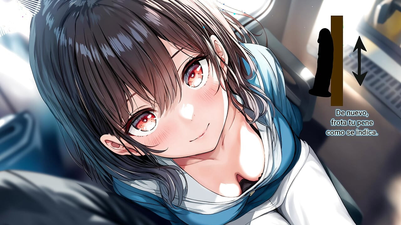 Espanjalainen Hentai JOI - Tuhma masturboi sinua japanilaisessa junassa.