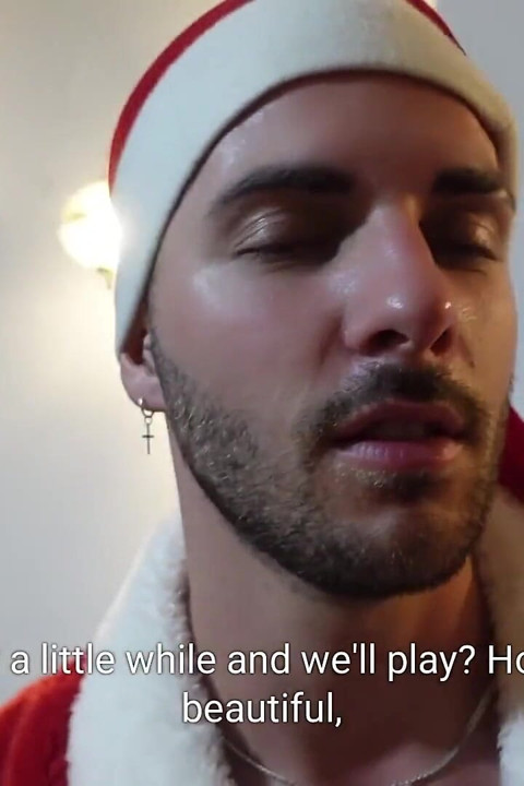 Öğretmen ve öğrenci Noel Baba