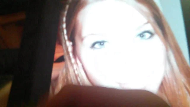 Masturbation on my favorite girls and cumshot