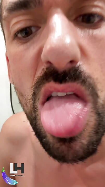 Hot daddy jerks off and busts a thick load.