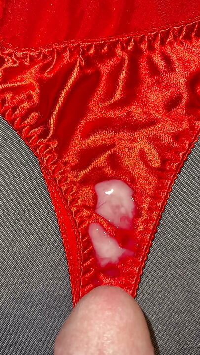 Cum on wife’s panties 58