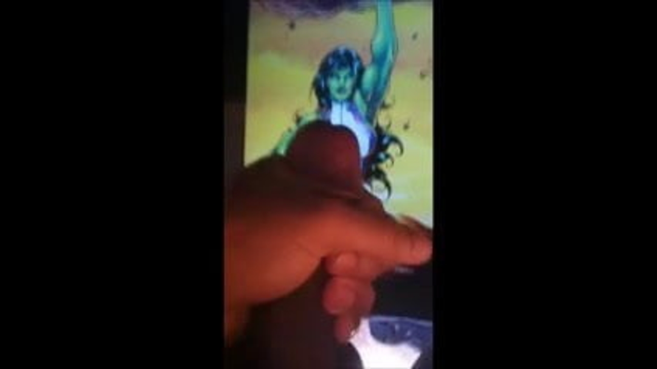 She-Hulk cum tribute