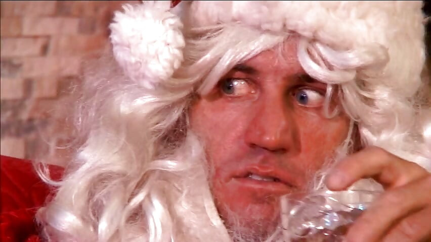 Hot Blonde MILF Uses Candies as Dildo in the Cristmas Night