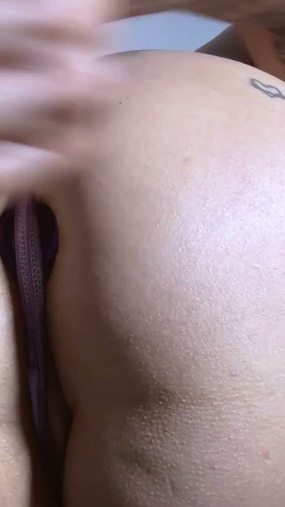 Changing panties with an oiled-up MILF | Clip 1