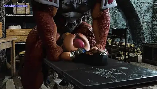 Skinny Teen Having Sex With The Biggest Cock Ever ( 3D Uncensored Animation )