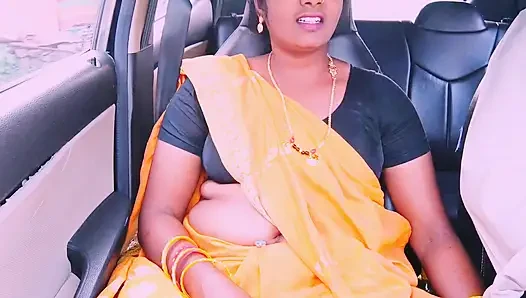 Villege maid car sex Telugu dirty talks.