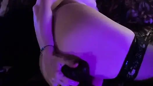 Çifte büyük zenci yarağı dildo ply ve ayak parmaklarının ucunda döl!