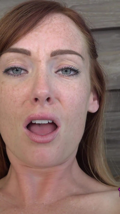 Dani Jensen stuffs her panties inside her perfect pussy