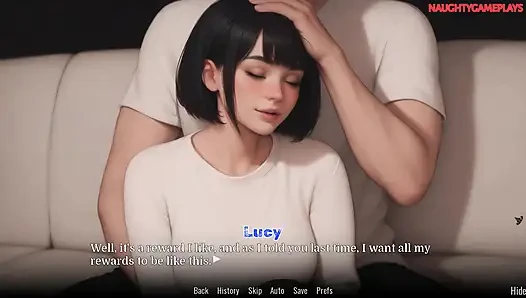 Obsessed Lucy 07 By VNGTrash - Cute Slut Gives Footjob and Gets Cum Covered