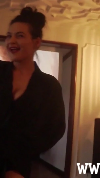 Captivating moment from "She caught me watching a porn movie and gave me a blowjob"