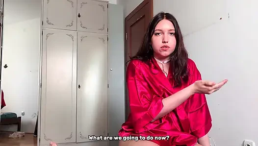 Young Stepmom Accidentally Sat on My Cock. I Creampied Her Twice