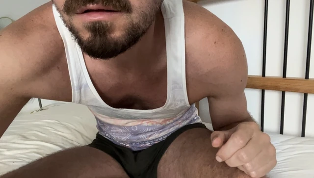 young guy + butt + humping + toy = cumming