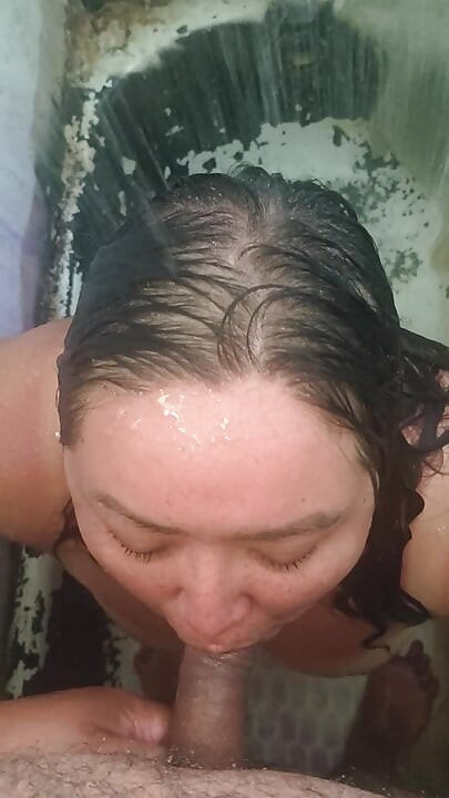 peeing in the shower