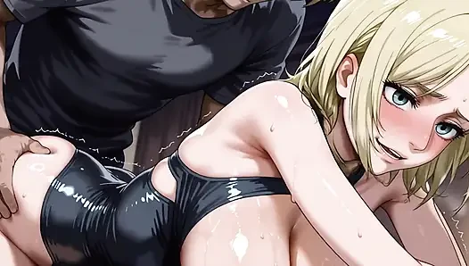 Tooru (Conan) x Annie (AOT)