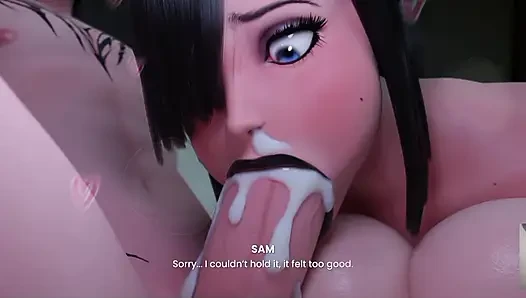 I FUCK MY STEPSIS RAVEN FROM TITANS WHILE PLAYING VIDEO GAME WITH HER!