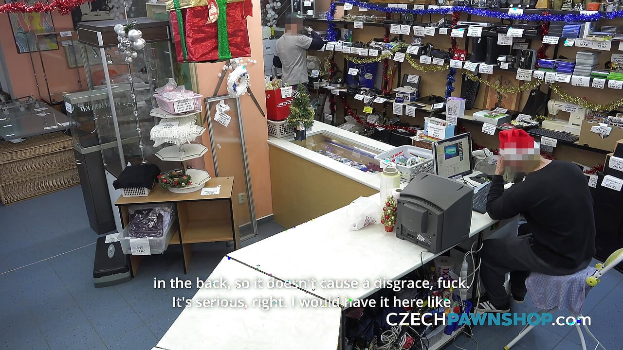 The busty blonde comes back for a very private deal (CzechPawnShop)