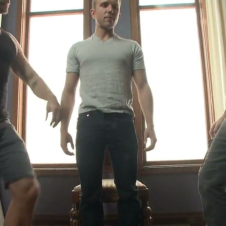 Bi Southern Hunk Gets His First Edging in Bondage