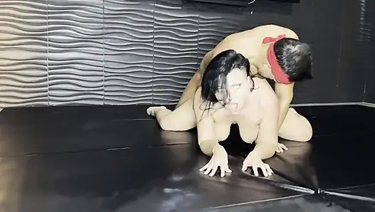 Nadia White Vs Sam Stout Sexwrestle