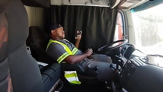 Lunchtime, Alone Inside the Truck.