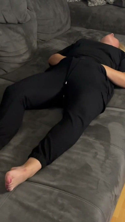 Masturbating Couch Clitoris Rubbing Pussy Fingering Satisfyer Hang Up Multiple Orgasms Blonde Horny Wet Foreplay | Clip 1