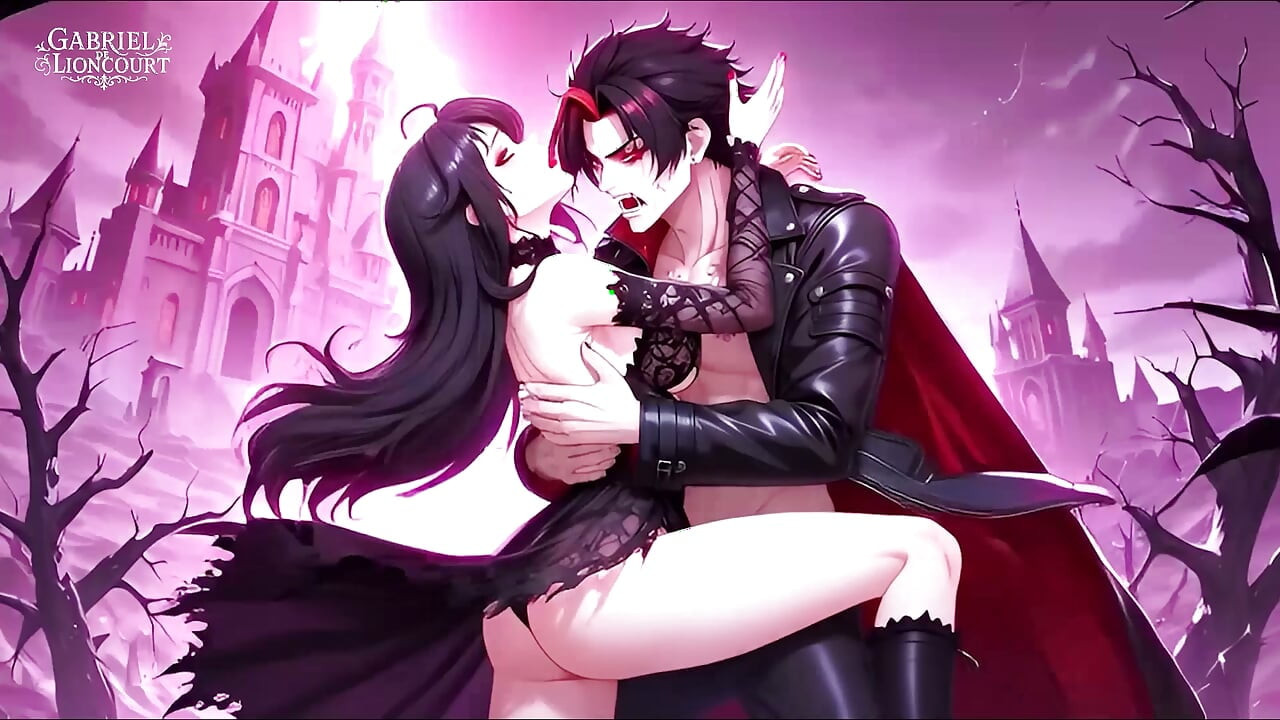 Gótica menina amarrada por Senhor dos Vampiros - BDSM Monster Hentai