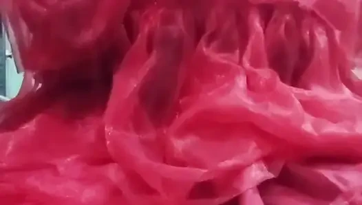 Indian Gay Crossdresser Gaurisissy Real XXX Homemade Sex in Red Lehenga