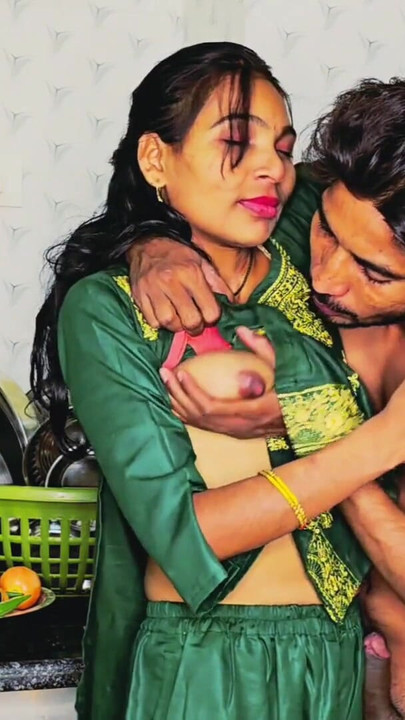 Thrilling moment from "Desi Indian girl calls me in her kitchen, she gets very hot then audio sex"