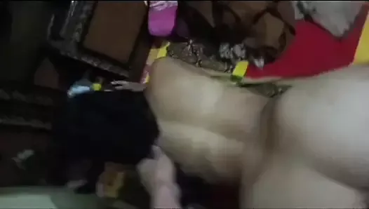 Indian Desi Bhabhi fucked in reverse cowgirl and doggy style so hard and cum on ass