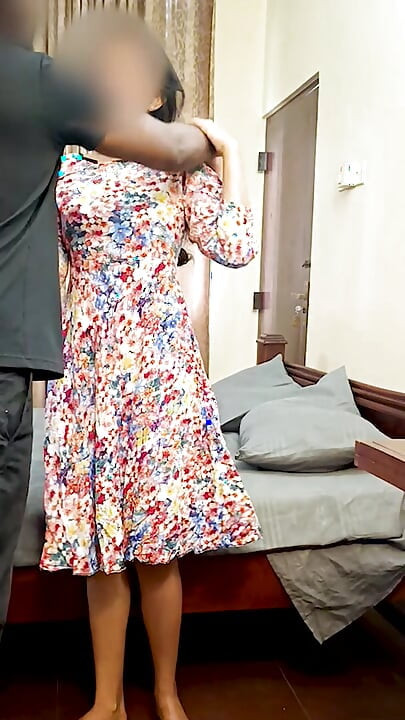 Sri Lankan cheating girlfriend, punished by her boyfriend.