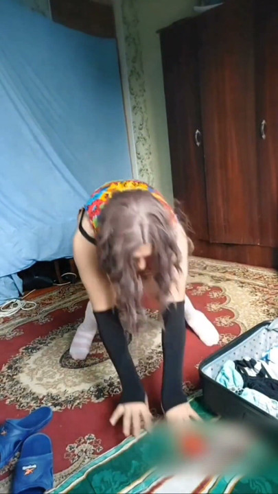 Chubby White Lady Boy Big Butt Shemale Big Ass Sissy Booty Slut | Clip 1