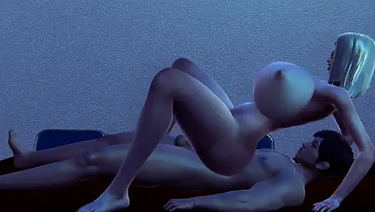 OFFICE SEX WITH SUPER BUSTY WET STEPMOM - 3D HENTAI