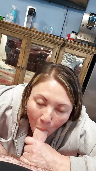 Works so hard for the cum beautiful passionate sexy milf loves cum and cumming cums again and again sucking his cock so good