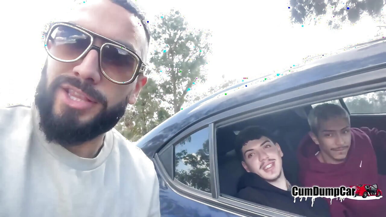 Grande gozada! Chupando meu carro dl homie diversão hardcore gay cocksucker