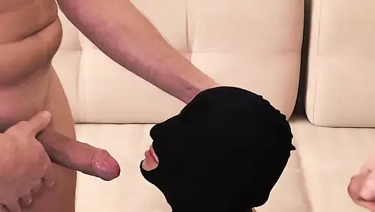 Deine frau mit tiefen hals blowjobs beibringen. Ehefrau teilen. Dreier. Doppelte gesichtsbesamung. Ep 30931