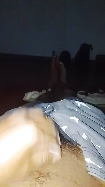 A girl masturbates alone in her room.