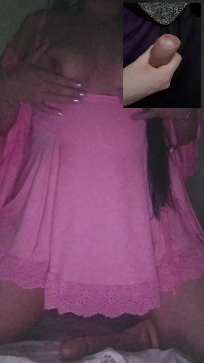 Video Call Gone Wild She Moans on Dildo, He Cums Hard