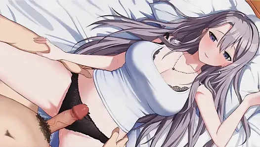 Hentai oyunu - mutluluk çift kişilik oda - memeyle muamele ve seks sahnesi ücretsiz modu
