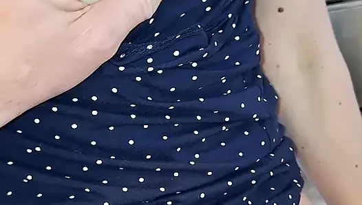 Kitchen rough fucking MILF moaning a lot while squirting, assfingering, licking and insertion of kitchenstuff