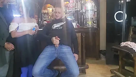My wife gets fucked by my friends while she jerks me off