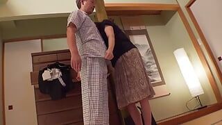 Ayaka Otowa - Ladies in her Fifties Seduces Her Stepson : Part.1